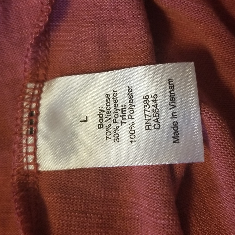 J. Crew Womens Mecrantile Flowy Sleevless Tank Top Dusty Rose Size Large - Picture 7 of 8